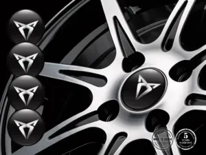 Seat Cupra Ruota Emblemi Versione Design Etichetta Pregiata